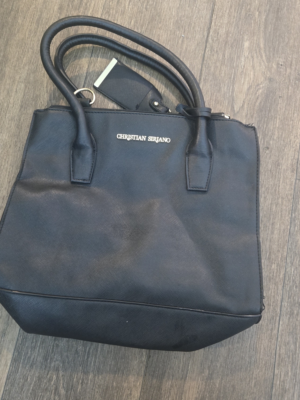 Christian Siriano Black Tote Bag